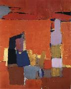 Nicolas de Stael Seaside Person oil on canvas